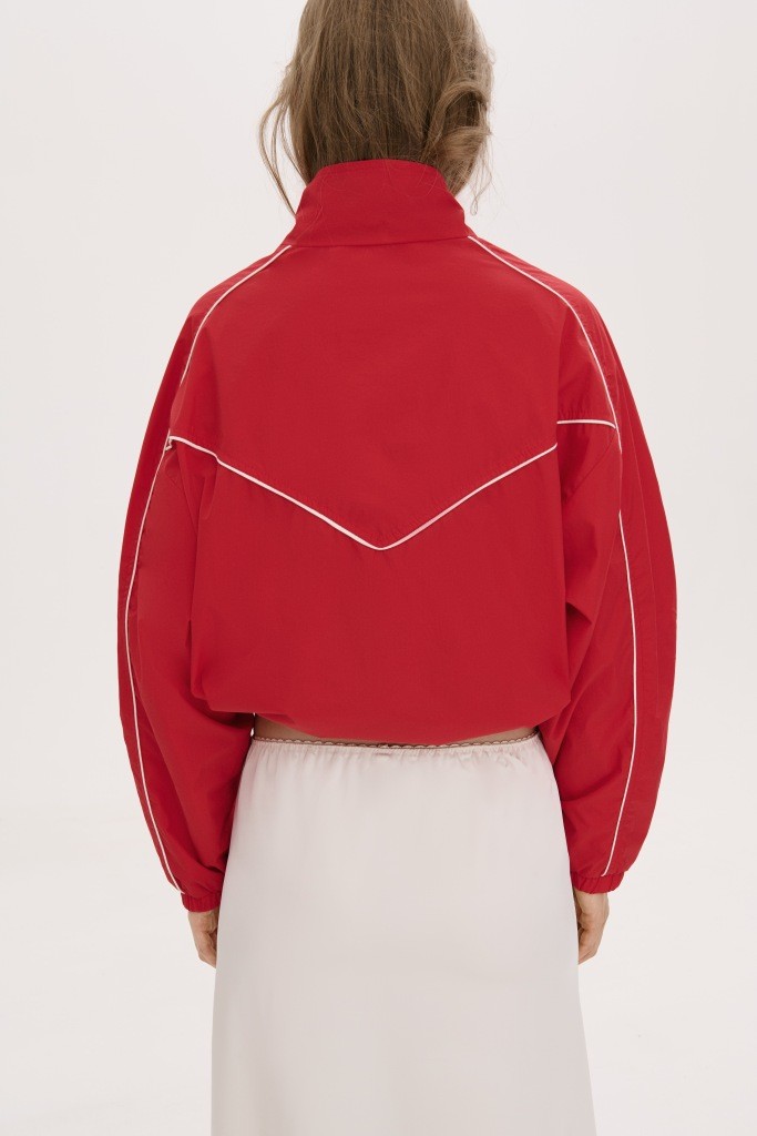 УКОРОЧЕНА КУРТКА-БОМБЕР З АКЦЕНТОМ НА ГЕОМЕТРІЮ 1264 зображення 4